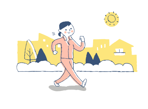 非薬物療法のイラスト